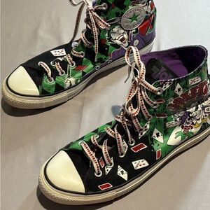 Converse Chuck Taylor All Star DC Comics Joker Harley Quinn High Top